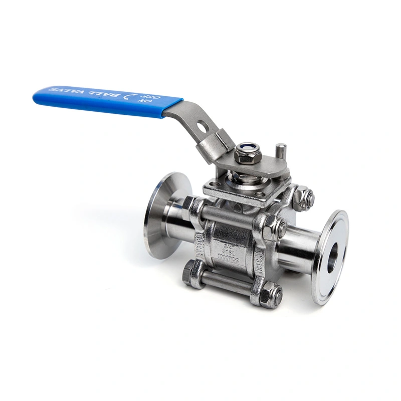 3PC Terkapsul Penuh Tri-Clamp Sanitary Ball Valve 3PC Terkapsul Penuh Tri-Clamp Sanitary Ball Valve